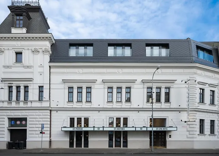 Hotell Efi Superior & Pivovar Brno